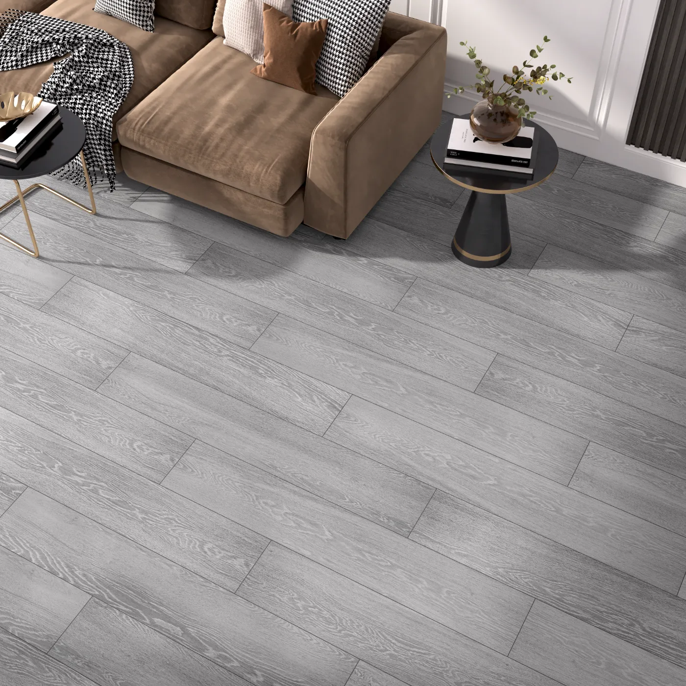 Aspen Ash Wood Effect Porcelain Tile Rectified Edge - Matt Finish 197 x 1200 x 9 (1)