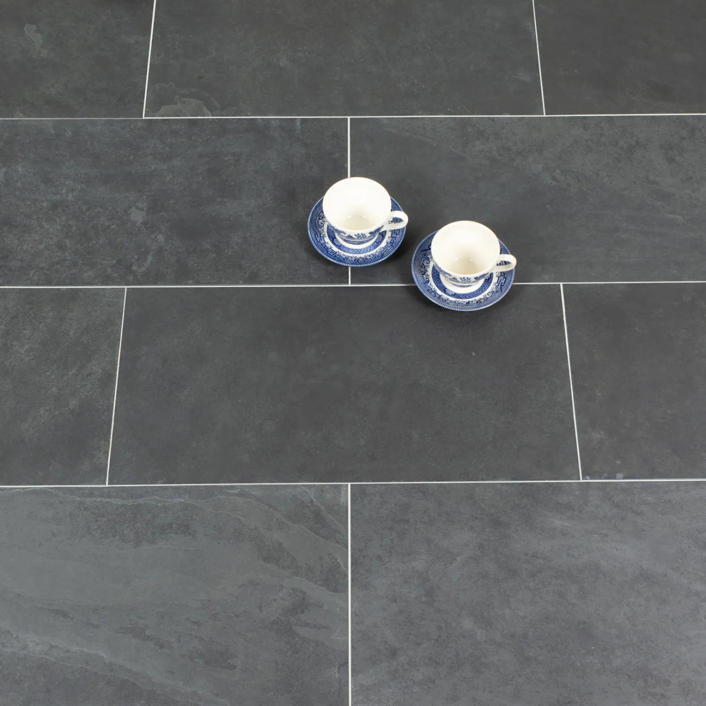 Brazilian Black Slate Tile - Riven Surface