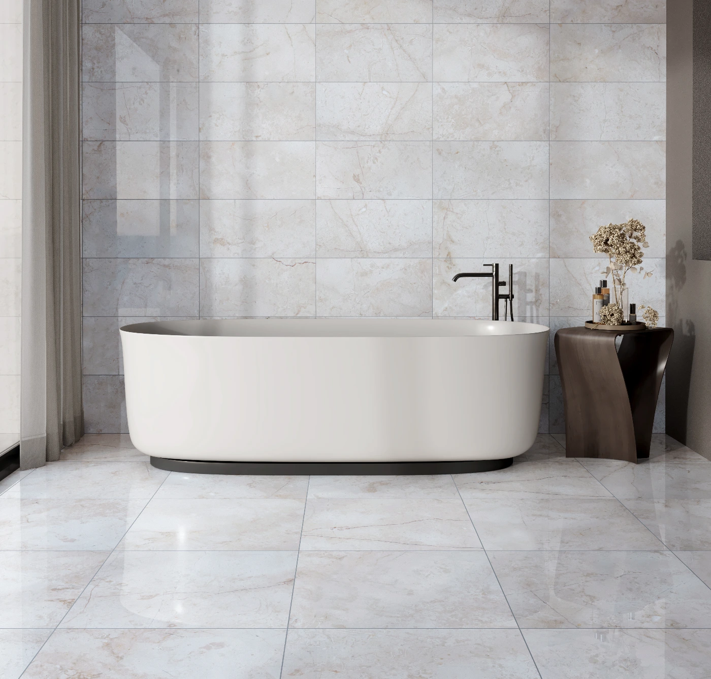 Crema Marfil Marble Tile - Polished