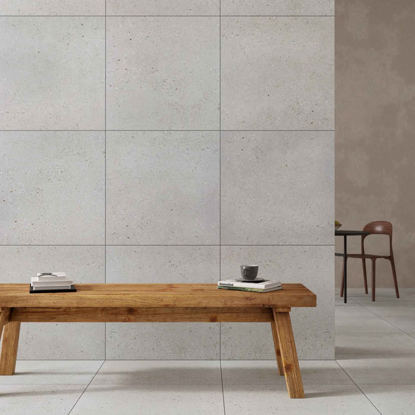 Frammenti Tech Bianco Porcelain Tile - Rectified Edge - Matt Finish