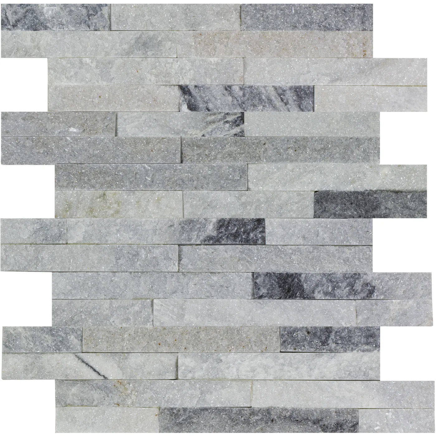 Glacier Grey Slate Riven Tile Split Face - 3D Effect 100 x 400 (2)