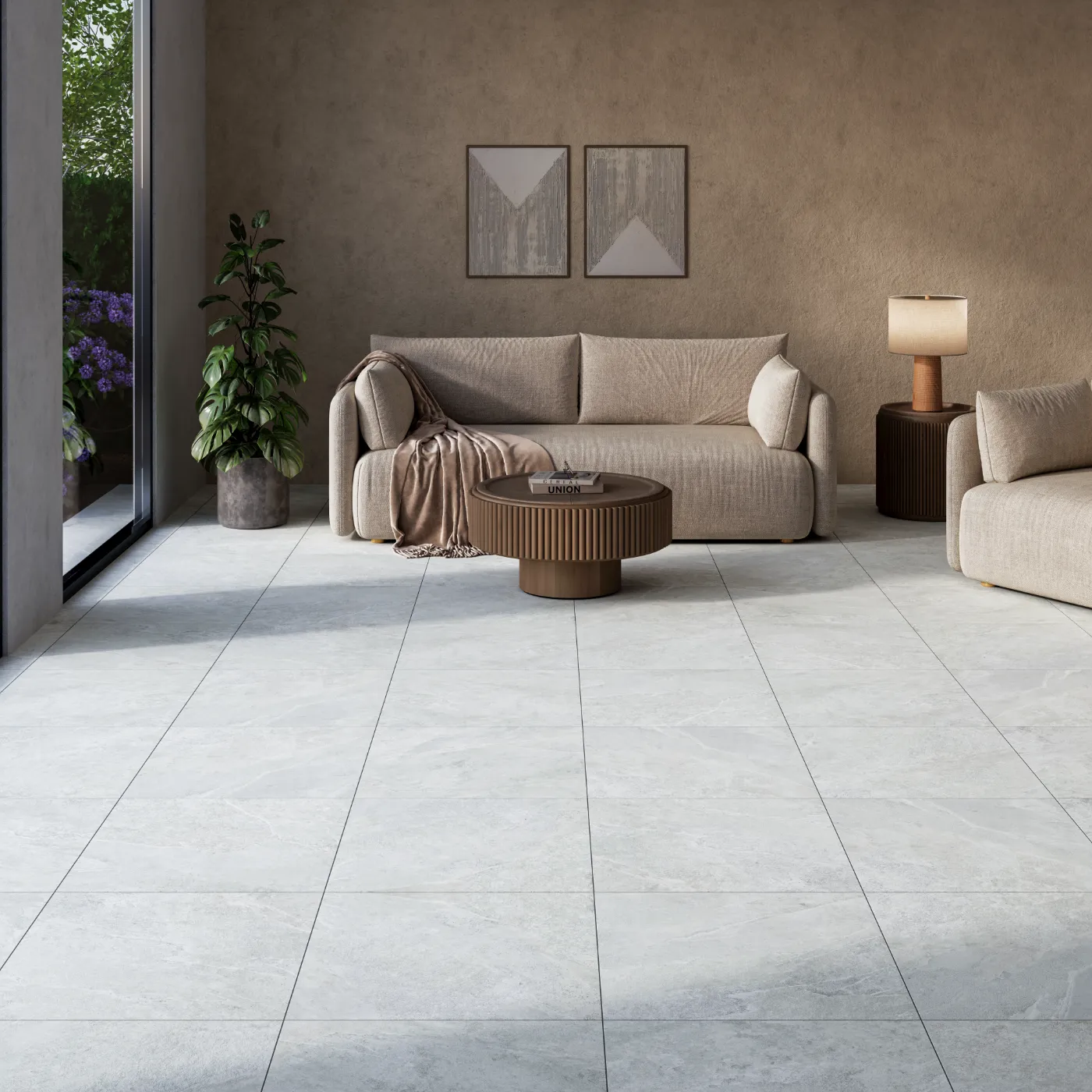 Just Pearl Porcelain Tile Rectified Edge - Matt Finish 600 x 600 x 9 (0)