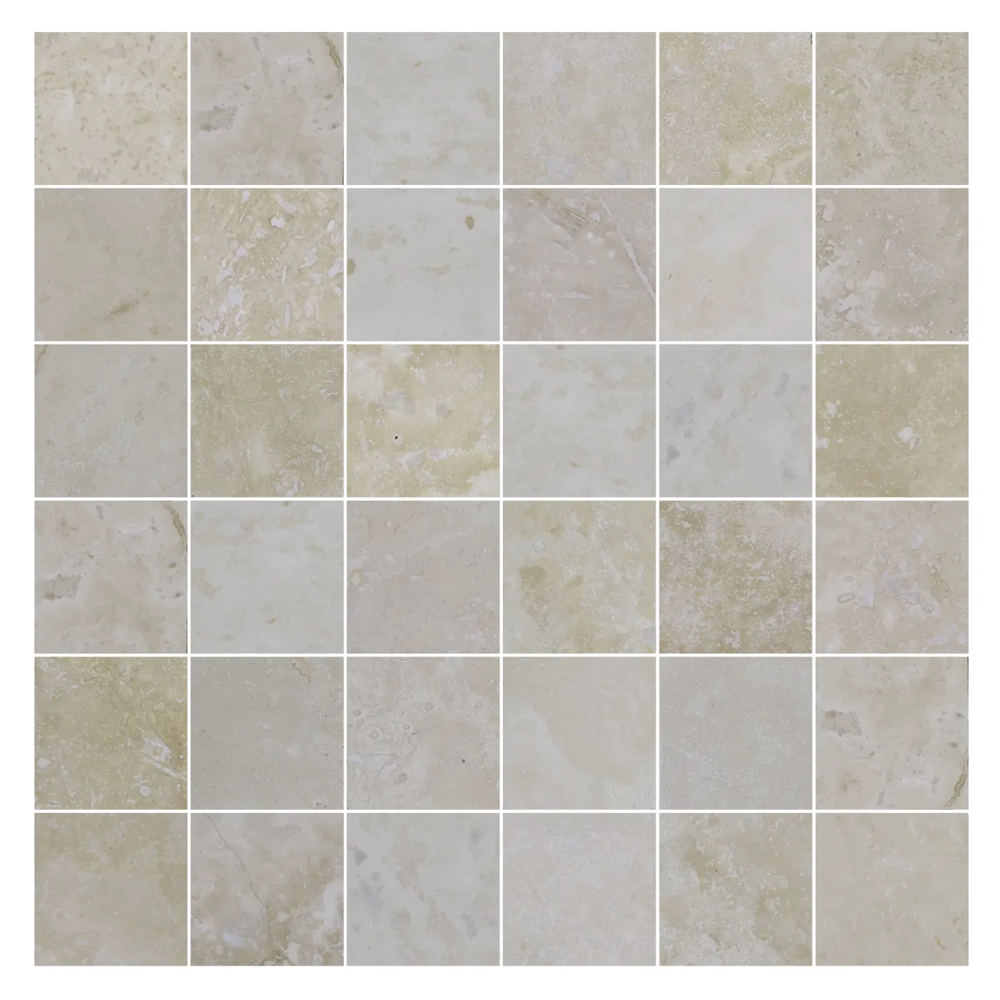 Lydia Classico Travertine Mosaic Tile Honed & Filled 48 x 48 (2)