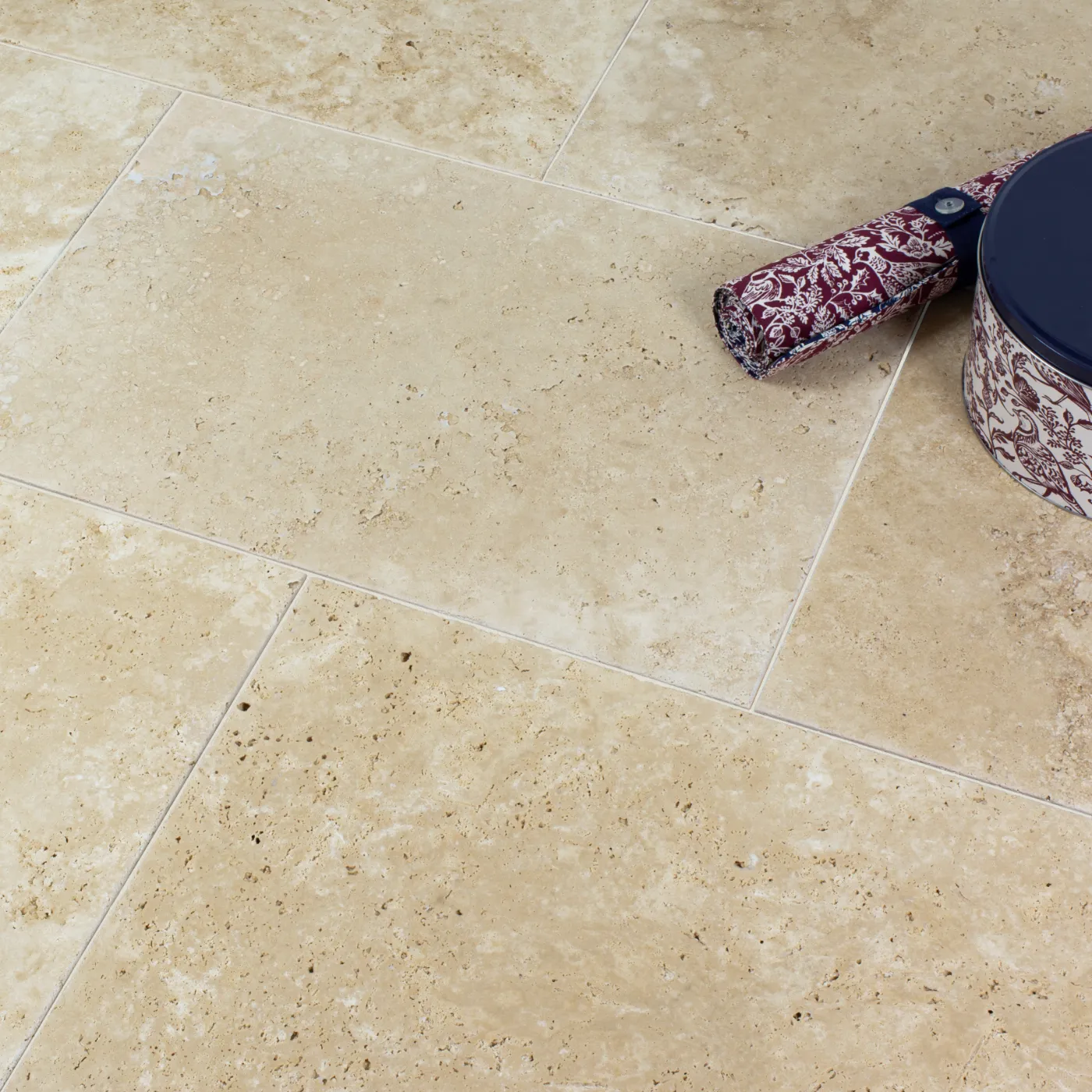 Lydia Classico Travertine Tile - Unfilled & Tumbled Edge