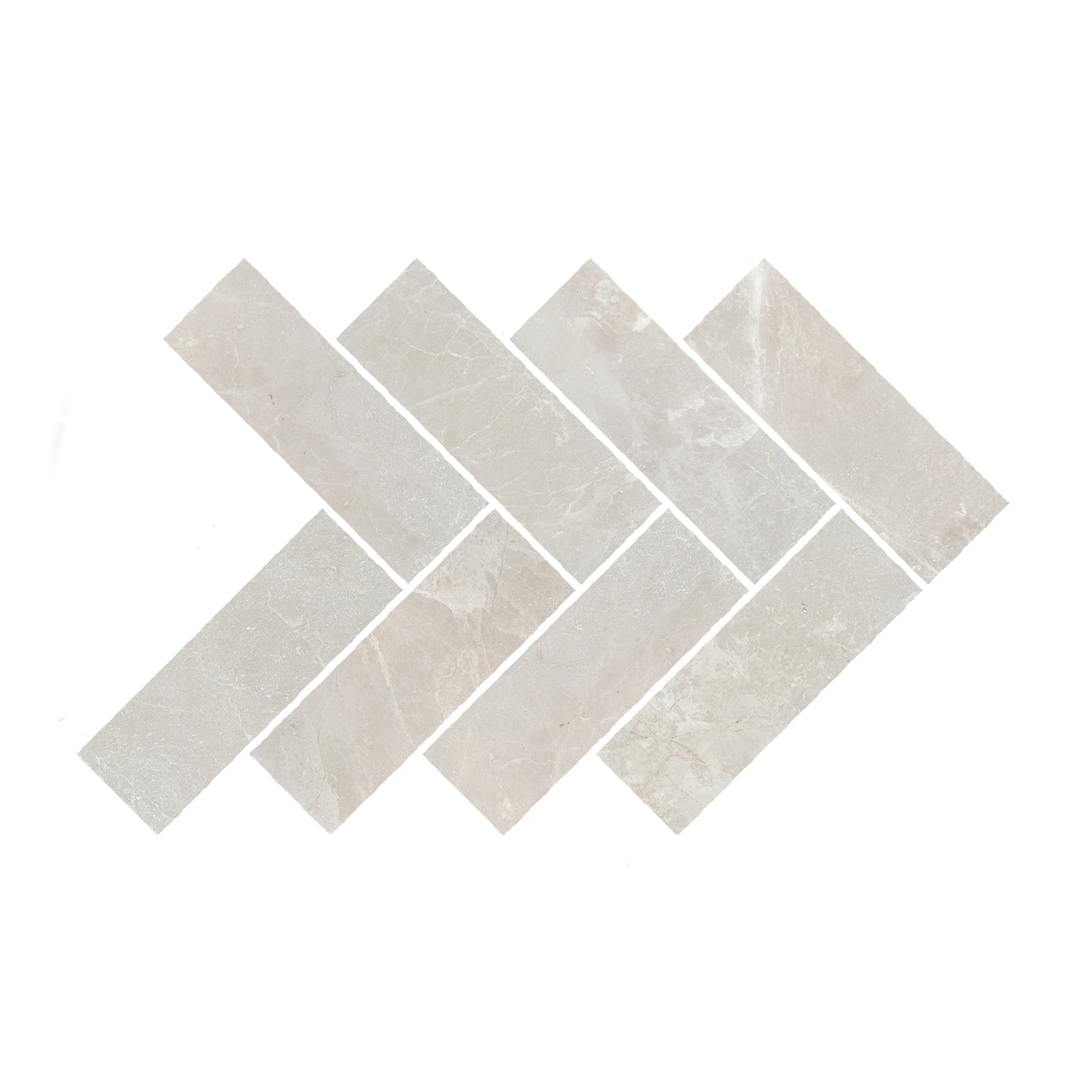 Olympus Creme Herringbone Marble Tile Tumbled 100 x 305 x 10 (1)