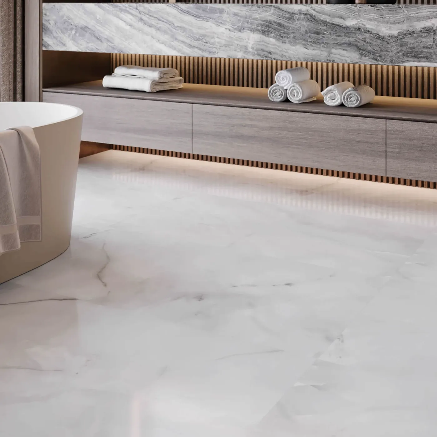 Onyx Nuvolato Porcelain Tile Rectified Edge - Honed Finish 600 x 600 x 9 (1)